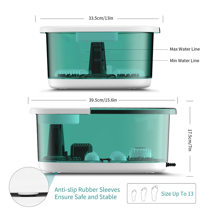 MM-20A-3 Pijat Mandi Spa Kaki dengan Panas dan Empat Rol Pijat Besar