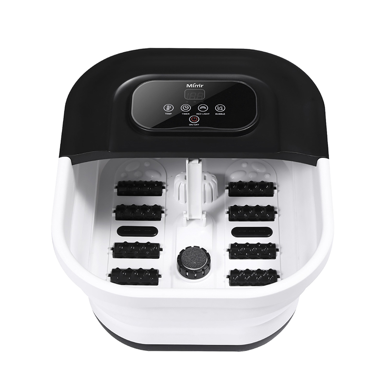 MZD-22B-2 500W Mesin Spa Kaki Dapat Dilipat dengan 8 Buah Rol Pijat untuk Pijat Relaksasi Kaki