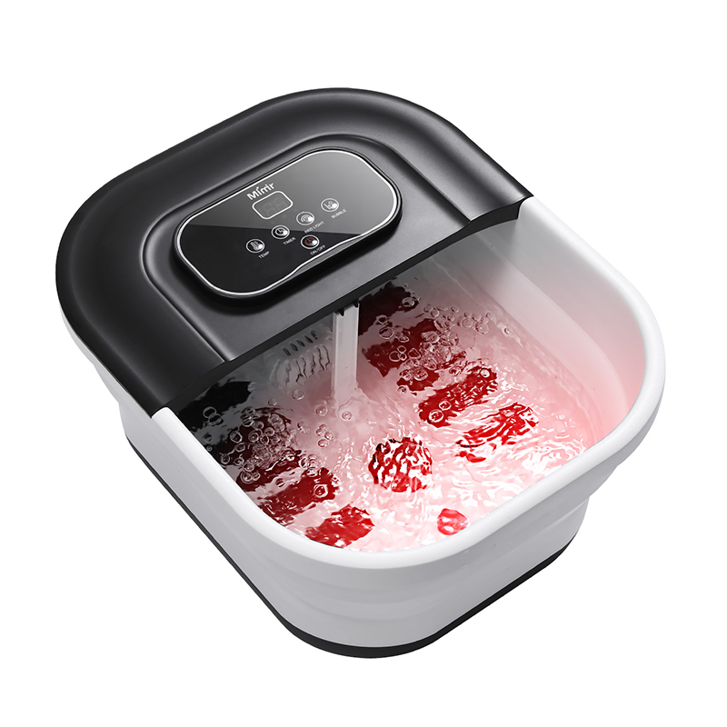 MZD-22B-2 500W Mesin Spa Kaki Dapat Dilipat dengan 8 Buah Rol Pijat untuk Pijat Relaksasi Kaki