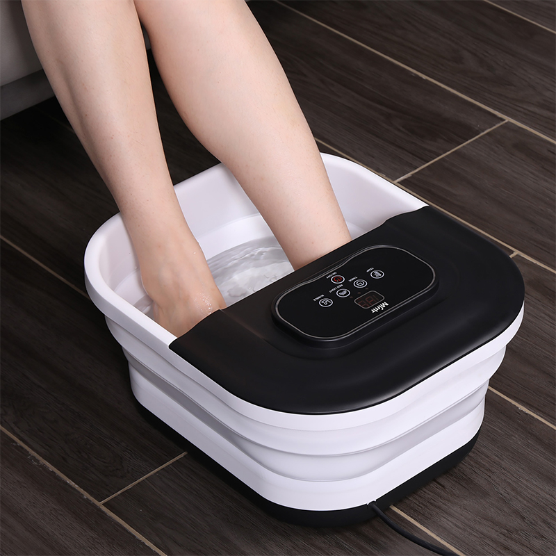 MZD-22B-2 500W Mesin Spa Kaki Dapat Dilipat dengan 8 Buah Rol Pijat untuk Pijat Relaksasi Kaki