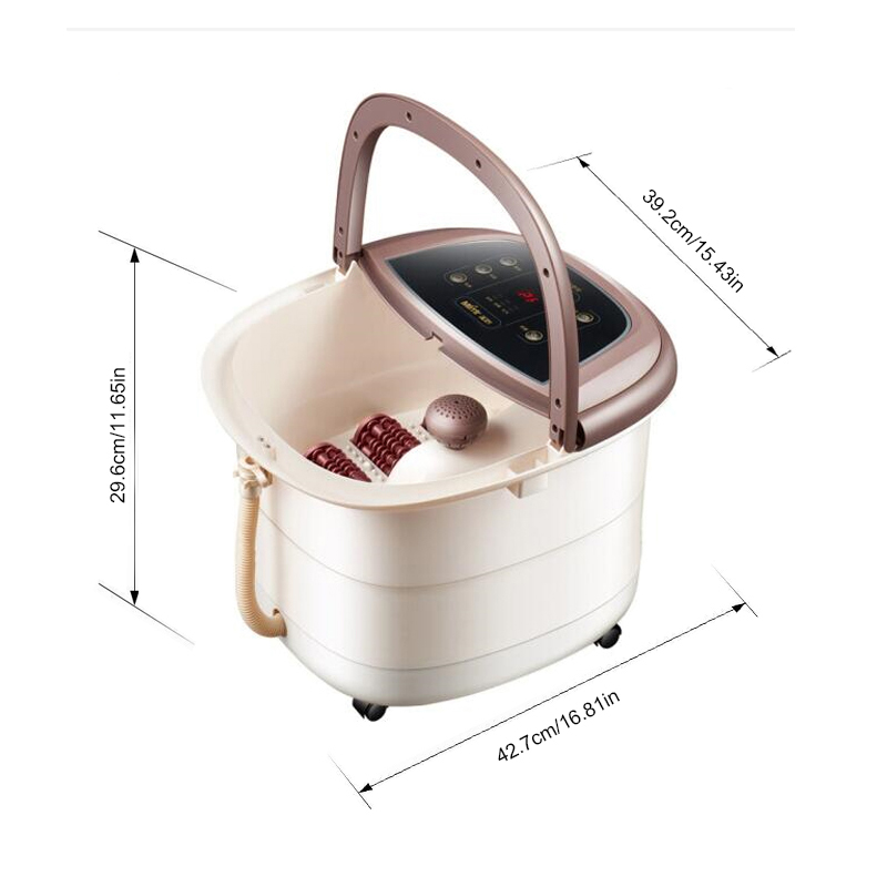 JD-618 Mesin Pijat Mandi Spa Kaki Otomatis dengan Rol Pijat Putar