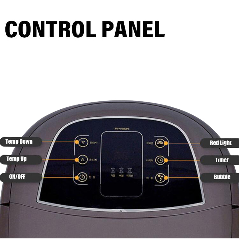 JD-618 Mesin Pijat Mandi Spa Kaki Otomatis dengan Rol Pijat Putar